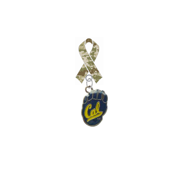 California Cal Golden Bears Salute to Service Military Appreciation Camo Ribbon Lapel Pin