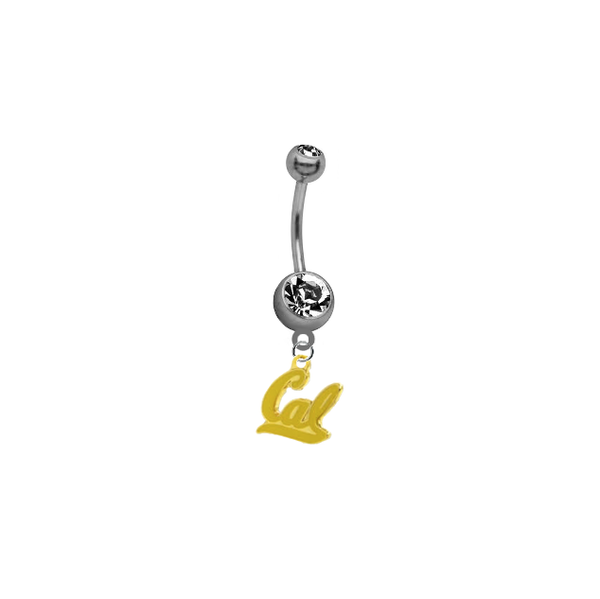 California Cal Golden Bears Style 2 NCAA College Belly Button Navel Ring