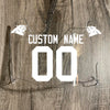Carolina Panthers Custom Name & Number Full Size Football Helmet Visor Shield Clear w/ Clips - WHITE