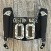 Carolina Panthers Custom Name & Number Mini Football Helmet Visor Shield Black Dark Tint w/ Clips - MONEY PRINT