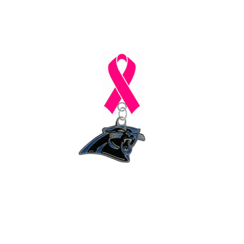 Carolina Panthers NFL Breast Cancer Awareness / Mothers Day Pink Ribbon Lapel Pin