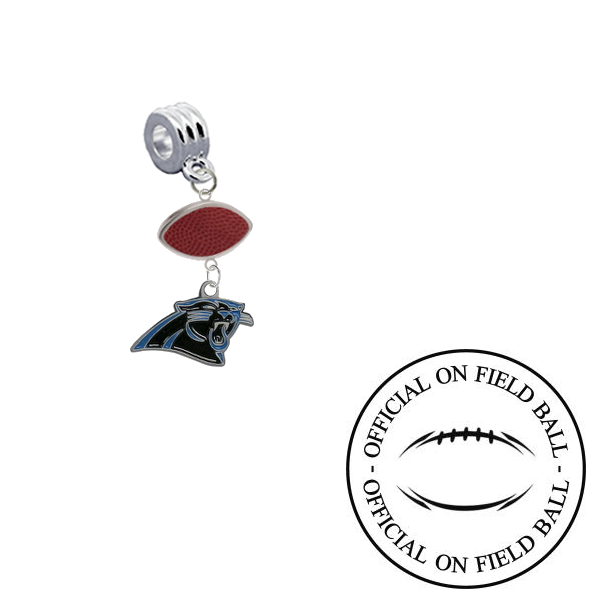 Carolina Panthers On Field Football Universal European Bracelet Charm (Pandora Compatible)