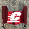 Central Michigan Chippewas Mini Football Helmet Visor Shield Red Chrome Mirror w/ Clips