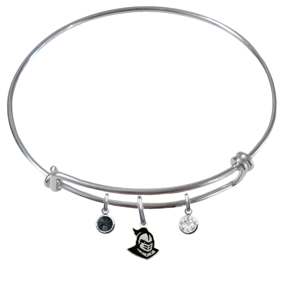 Central Florida Knights NCAA Expandable Wire Bangle Charm Bracelet