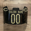Chicago Bears Custom Name & Number Full Size Football Helmet Visor Shield Black Dark Tint w/ Clips - CAMO