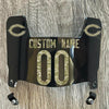 Chicago Bears Custom Name & Number Mini Football Helmet Visor Shield Black Dark Tint w/ Clips - CAMO