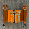 Chicago Bears Custom Name & Number Mini Football Helmet Visor Shield Orange Chrome Mirror w/ Clips - CAMO