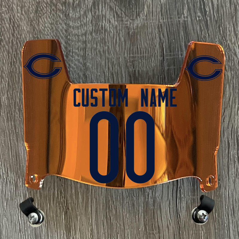 chicago bears custom helmet