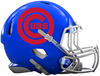 Chicago Cubs Custom Concept Royal Blue Mini Riddell Speed Football Helmet