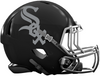 Chicago White Sox Custom Concept Black Mini Riddell Speed Football Helmet
