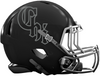 Chicago White Sox City Connect Custom Concept Black Mini Riddell Speed Football Helmet