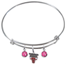 Chicago Bulls NBA Expandable Wire Bangle Charm Bracelet