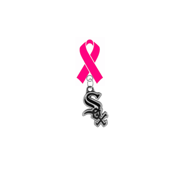 Chicago White Sox MLB Breast Cancer Awareness / Mothers Day Pink Ribbon Lapel Pin