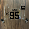Kansas City Chiefs Chris Jones Mini Football Helmet Visor Shield Clear w/ Clips - PICK COLOR