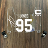 Kansas City Chiefs Chris Jones Mini Football Helmet Visor Shield Clear w/ Clips - PICK COLOR