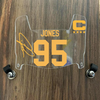 Kansas City Chiefs Chris Jones Mini Football Helmet Visor Shield Clear w/ Clips - PICK COLOR