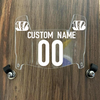 Cincinnati Bengals Custom Name & Number Mini Football Helmet Visor Shield Clear w/ Clips - WHITE