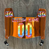 Cincinnati Bengals Custom Name & Number Mini Football Helmet Visor Shield Orange Chrome Mirror w/ Clips - CRUCIAL CATCH