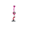Cincinnati Bearcats PINK College Belly Button Navel Ring