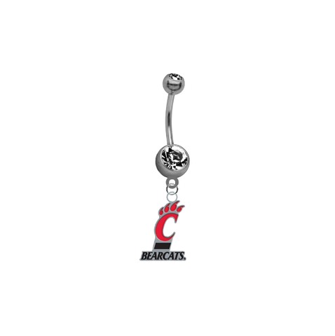 Cincinnati Bearcats NCAA College Belly Button Navel Ring