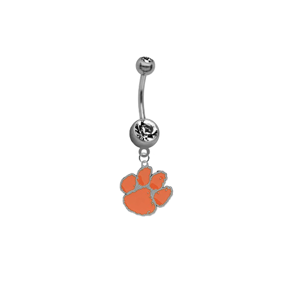 Clemson Tigers NCAA College Belly Button Navel Ring