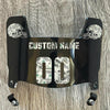 Cleveland Browns Custom Name & Number Mini Football Helmet Visor Shield Black Dark Tint w/ Clips - MONEY PRINT