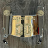 Cleveland Browns Custom Name & Number Mini Football Helmet Visor Shield Silver Chrome Mirror w/ Clips - CAMO