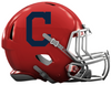 Cleveland Indians Custom Concept Red Mini Riddell Speed Football Helmet