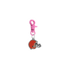 Cleveland Browns NFL COLOR EDITION Pink Pet Tag Collar Charm