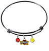 Cleveland Cavaliers BLACK Color Edition Expandable Wire Bangle Charm Bracelet