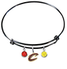 Cleveland Cavaliers Style 2 BLACK Color Edition Expandable Wire Bangle Charm Bracelet