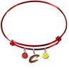 Cleveland Cavaliers Style 2 RED Color Edition Expandable Wire Bangle Charm Bracelet
