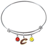 Cleveland Cavaliers Style 2 NBA Expandable Wire Bangle Charm Bracelet