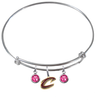 Cleveland Cavaliers Style 2 NBA Expandable Wire Bangle Charm Bracelet