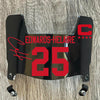 Kansas City Chiefs Clyde Edwards-Helaire Mini Football Helmet Visor Shield Black Dark Tint w/ Clips - PICK COLOR