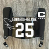 Kansas City Chiefs Clyde Edwards-Helaire Mini Football Helmet Visor Shield Black Dark Tint w/ Clips - PICK COLOR