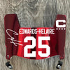 Kansas City Chiefs Clyde Edwards-Helaire Mini Football Helmet Visor Shield Red Chrome Mirror w/ Clips - PICK COLOR