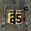 Kansas City Chiefs Clyde Edwards-Helaire Mini Football Helmet Visor Shield Silver Chrome Mirror w/ Clips - PICK COLOR
