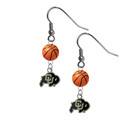 Colorado Buffaloes NCAA Basketball Dangle Earrings