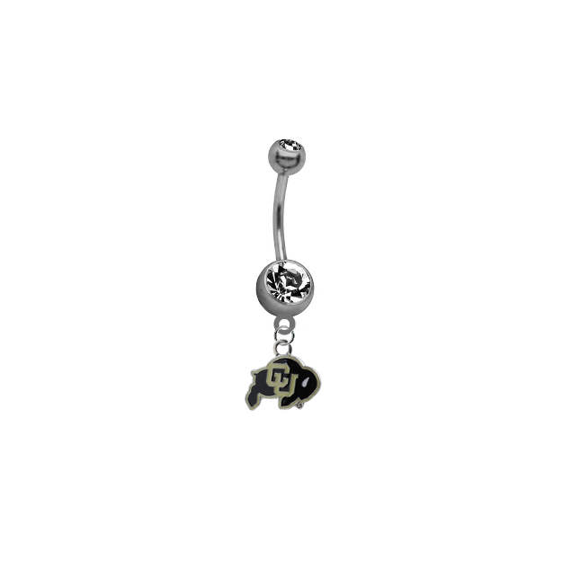Colorado Buffaloes NCAA College Belly Button Navel Ring