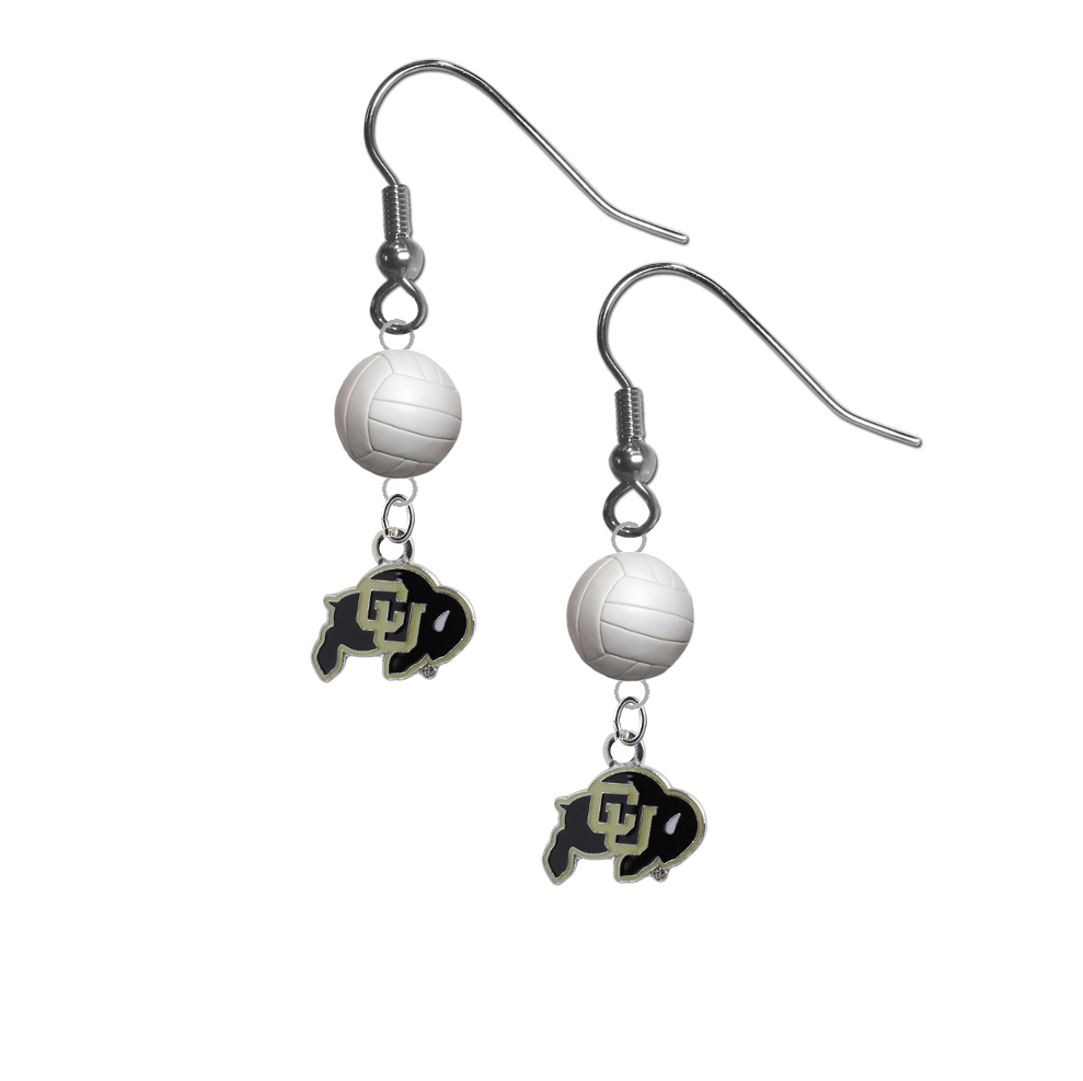 Colorado Buffaloes NCAA Volleyball Dangle Earrings