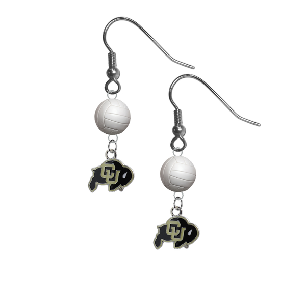 Colorado Buffaloes NCAA Volleyball Dangle Earrings