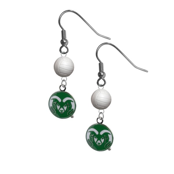 Colorado State Rams NCAA Volleyball Dangle Earrings