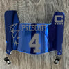 Dallas Cowboys Dak Prescott Mini Football Helmet Visor Shield Blue Chrome Mirror w/ Clips