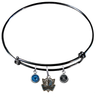 Dallas Mavericks Style 2 BLACK Color Edition Expandable Wire Bangle Charm Bracelet