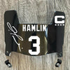 Buffalo Bills Damar Hamlin Mini Football Helmet Visor Shield Black Dark Tint w/ Clips