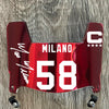Buffalo Bills Dawson Knox Mini Football Helmet Visor Shield Red Chrome Mirror w/ Clips