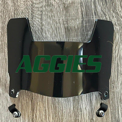 Delaware Valley Aggies DelVal Mini Football Helmet Visor Shield Black Dark Tint w/ Clips