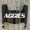 Delaware Valley Aggies DelVal Mini Football Helmet Visor Shield Black Dark Tint w/ Clips