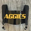 Delaware Valley Aggies DelVal Mini Football Helmet Visor Shield Black Dark Tint w/ Clips